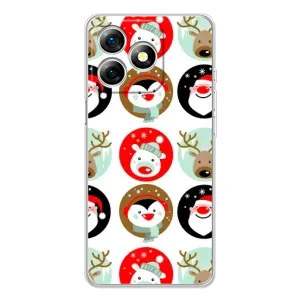 Силиконовый бампер на рождество для Ulefone Note 18 Pro (Рождественский принт)