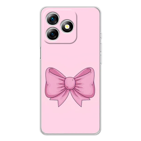 Чехол с рисунком «Розовый бантик» для Ulefone Note 18 Pro