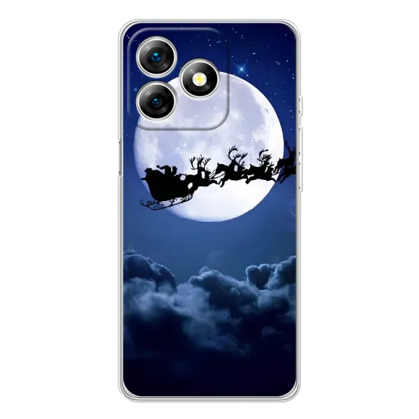 Чехол с рисунком «Санта - луна» для Ulefone Note 18 Pro
