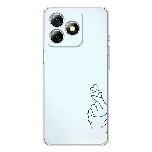 Чехол с рисунком «Сердце на голубом» для Ulefone Note 18 Pro Чехол с рисунком «Сердце на голубом» для Ulefone Note 18 Pro