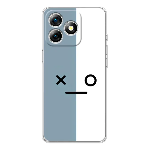 Чехол с рисунком «Серо-белый» для Ulefone Note 18 Pro Чехол с рисунком «Серо-белый» для Ulefone Note 18 Pro