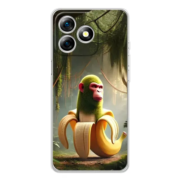 Чехол с рисунком «Шимпанзини бананини» для Ulefone Note 18 Pro Чехол с рисунком «Шимпанзини бананини» для Ulefone Note 18 Pro