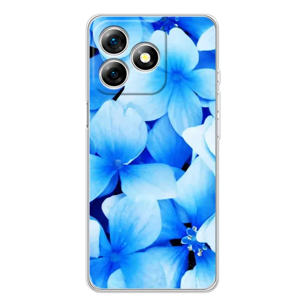 Чехол с рисунком «Синие цветы» для Ulefone Note 18 Pro Чехол с рисунком «Синие цветы» для Ulefone Note 18 Pro