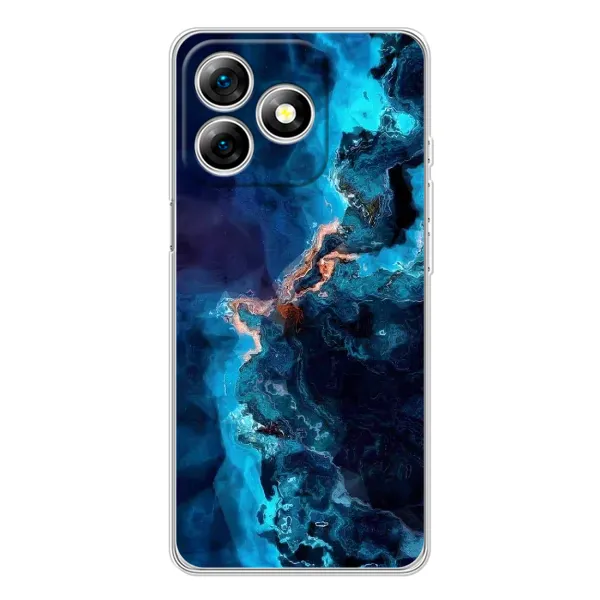 Чехол с рисунком «Синий мрамор» для Ulefone Note 18 Pro Чехол с рисунком «Синий мрамор» для Ulefone Note 18 Pro