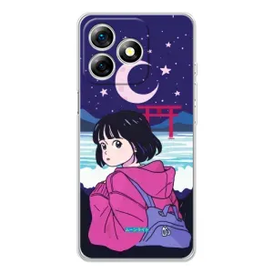 Чехол с персонажами АНИМЕ на Ulefone Note 18 Pro (Синобу Миякэ)