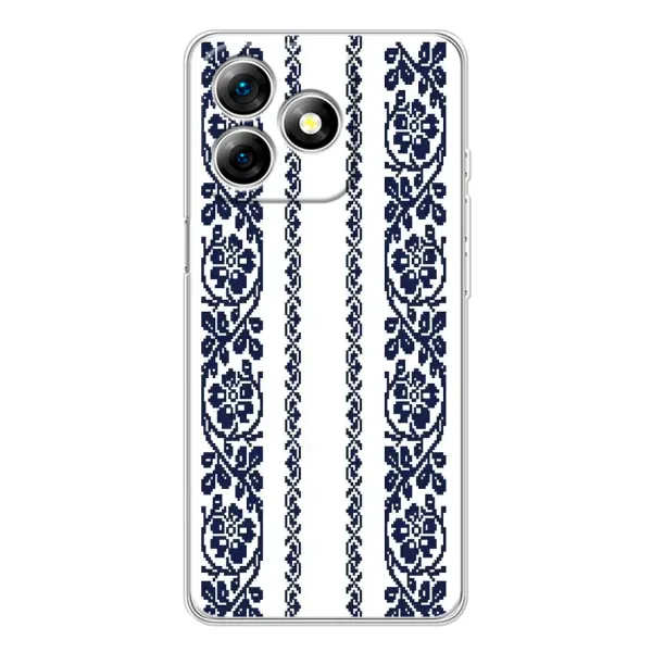Чехол с рисунком «Синяя вышиванка» для Ulefone Note 18 Pro Чехол с рисунком «Синяя вышиванка» для Ulefone Note 18 Pro