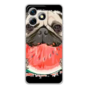 Чохол (ТПУ) Милі песики для Ulefone Note 18 Pro (Смішний Мопс)
