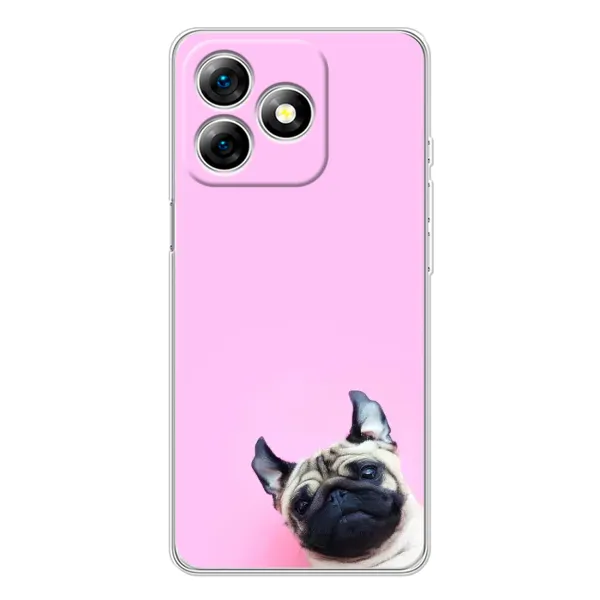Чехол с рисунком «Собака на розовом» для Ulefone Note 18 Pro Чехол с рисунком «Собака на розовом» для Ulefone Note 18 Pro