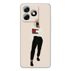 Силіконовый Чохол на Ulefone Note 18 Pro з картинкой Модных девушек (Стильна)