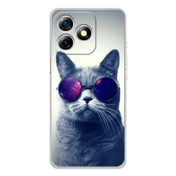 Чехол с рисунком «Стильный КОТ» для Ulefone Note 18 Pro Чехол с рисунком «Стильный КОТ» для Ulefone Note 18 Pro
