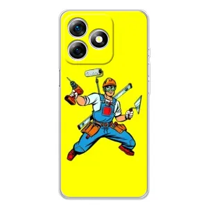 Силіконовий бампер (Працівники) на Ulefone Note 18 Pro (Будівельник)
