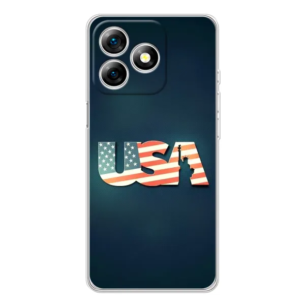 Чохол з малюнком «USA» для Ulefone Note 18 Pro Чохол з малюнком «USA» для Ulefone Note 18 Pro