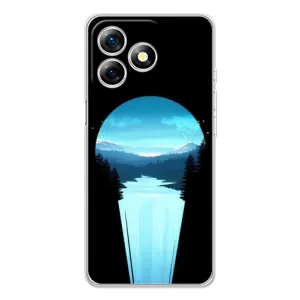 Літній Чохол на Ulefone Note 18 Pro (Синій Водоспад)