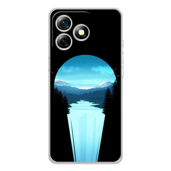 Чохол з малюнком «Синій Водоспад» для Ulefone Note 18 Pro