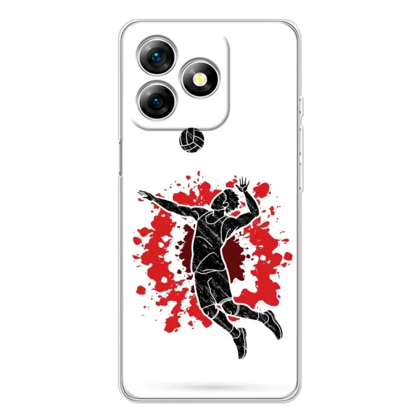 Чехол с рисунком «Волейболист» для Ulefone Note 18 Pro Чехол с рисунком «Волейболист» для Ulefone Note 18 Pro