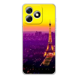 Чохол Ейфелева Вежа на Ulefone Note 18 Pro (Яскрава башня)