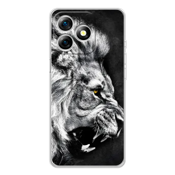 Чехол с рисунком «Злой ЛЕВ» для Ulefone Note 18 Pro