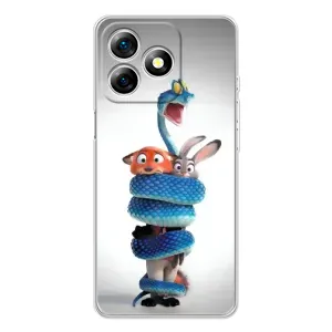 Силіконовий чохол з принтом Зоотрополіс для Ulefone Note 18 Pro (Змія Зоо)