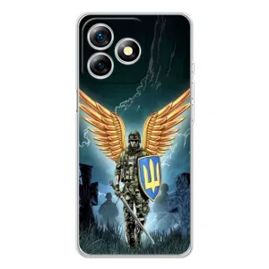 Патріотичний Чохол для Ulefone Note 18 Pro (ЗСУ з крильми)