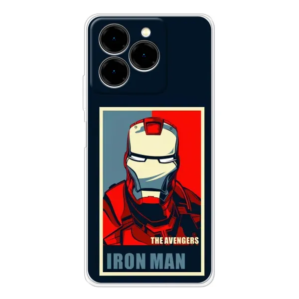 Чехол с рисунком «Art Iron man» для Ulefone Note 20 Pro Чехол с рисунком «Art Iron man» для Ulefone Note 20 Pro