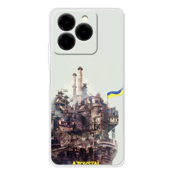 Чехол с рисунком «Азовсталь» для Ulefone Note 20 Pro Чехол с рисунком «Азовсталь» для Ulefone Note 20 Pro