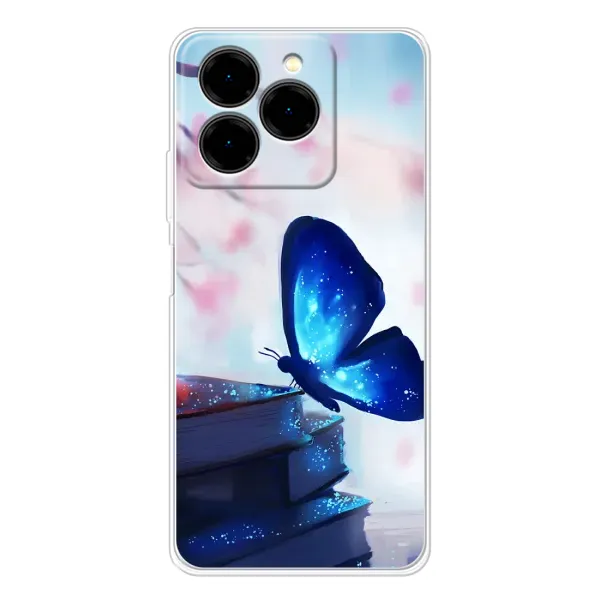 Чехол с рисунком «Бабочка синяя» для Ulefone Note 20 Pro Чехол с рисунком «Бабочка синяя» для Ulefone Note 20 Pro