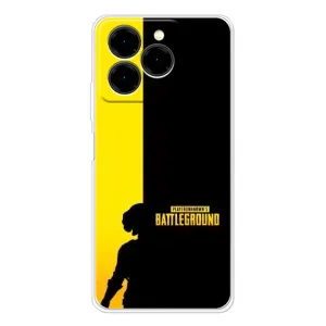 Чехол (TPU) с картинкой "Лого Пабг" на Ноте 20 Про (Battlegrounds)