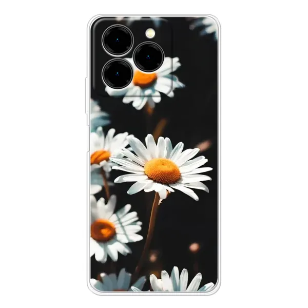 Чехол с рисунком «Белые ромашки» для Ulefone Note 20 Pro