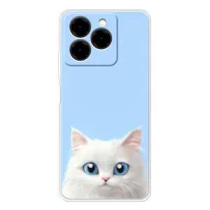 Чехол на тематику: Коты для Ulefone Note 20 Pro (Белый кот)