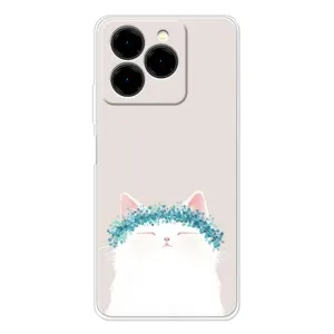 Чехол на тематику: Коты для Ulefone Note 20 Pro (Белый котик)