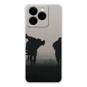 Чохли на військову тематику для Ulefone Note 20 Pro (Бій солдат)
