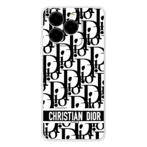 Чехол (Dior, Prada, YSL, Chanel) для Ulefone Note 20 Pro (Christian Dior)