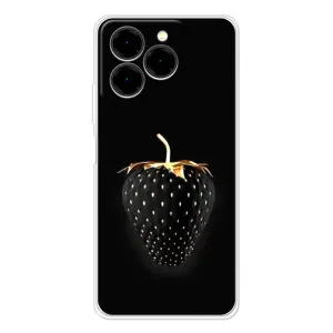 Чехол с изображением вкусной еды для Ulefone Note 20 Pro (Чёрная клубника)