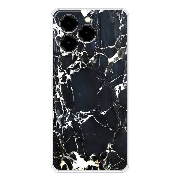 Чехол с рисунком «Чёрный мрамор» для Ulefone Note 20 Pro Чехол с рисунком «Чёрный мрамор» для Ulefone Note 20 Pro