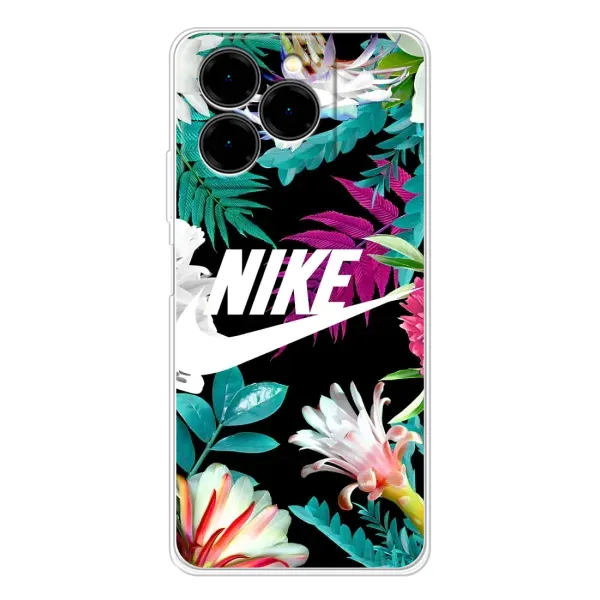 Чехол с рисунком «Цветочный Nike» для Ulefone Note 20 Pro Чехол с рисунком «Цветочный Nike» для Ulefone Note 20 Pro