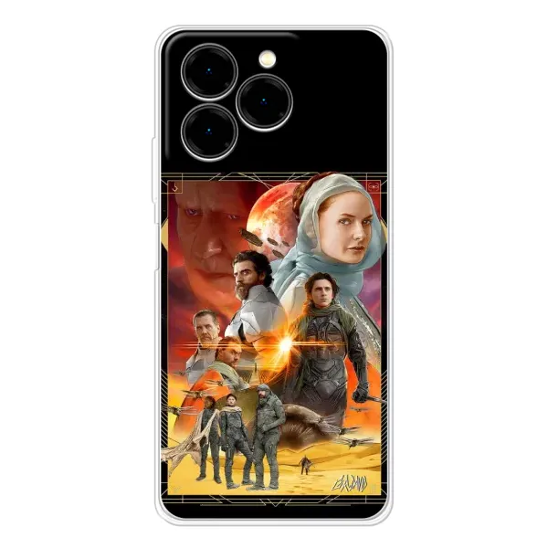Чехол с рисунком «Д Ю Н А» для Ulefone Note 20 Pro