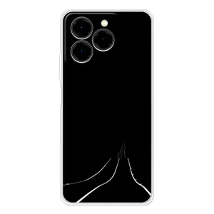 Чехол с картинками на черном фоне для Ulefone Note 20 Pro (Дорога)
