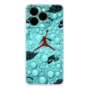 Силіконовый Чохол Nike Air Jordan на Ноте 20 Про (Джордан Найк)