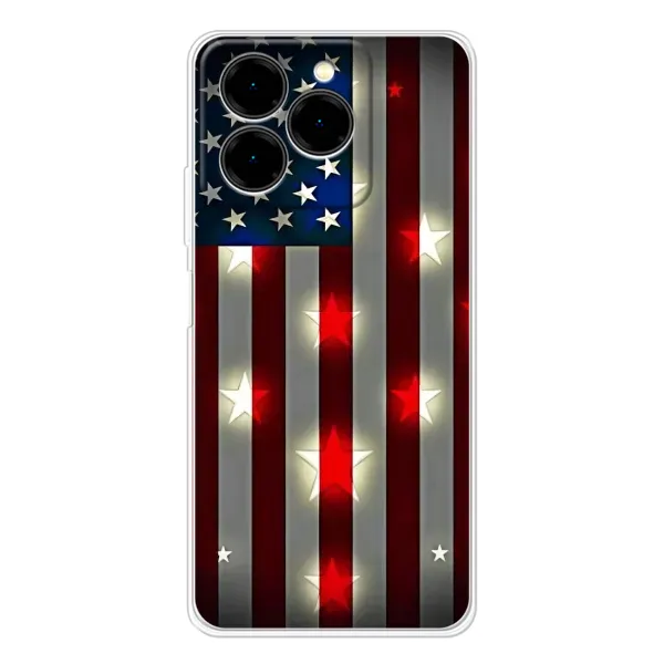Чехол с рисунком «Флаг США 2» для Ulefone Note 20 Pro Чехол с рисунком «Флаг США 2» для Ulefone Note 20 Pro