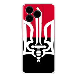 Чохли УПА (Червоно-Чорний) на Ulefone Note 20 Pro (Герб України)