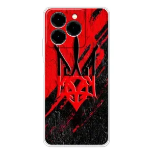Чохли УПА (Червоно-Чорний) на Ulefone Note 20 Pro (Герб в кольорах УПА)
