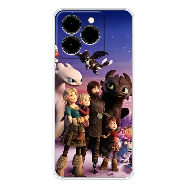 Чехол с рисунком «Герои дракона» для Ulefone Note 20 Pro Чехол с рисунком «Герои дракона» для Ulefone Note 20 Pro