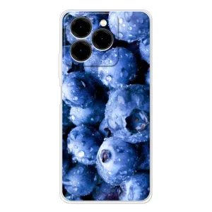 Чехол с изображением вкусной еды для Ulefone Note 20 Pro (Голубика)