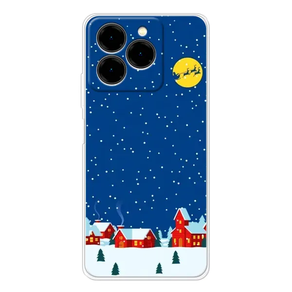Чехол с рисунком «Город в снегу» для Ulefone Note 20 Pro Чехол с рисунком «Город в снегу» для Ulefone Note 20 Pro