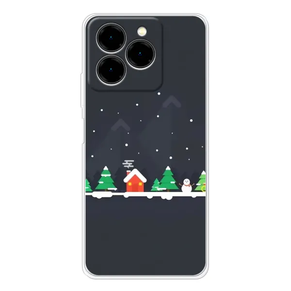 Чехол с рисунком «Город зимний» для Ulefone Note 20 Pro Чехол с рисунком «Город зимний» для Ulefone Note 20 Pro