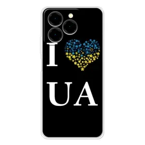 Силиконовый Чехол на Ulefone Note 20 Pro (Я-Украина) (I Love UA)