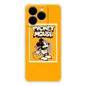 Чехлы с принтом Микки Маус на Ulefone Note 20 Pro (Испуганный Микки)