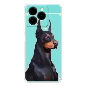 Чехол ДОБЕРМАН для Ulefone Note 20 Pro (Король доберман)