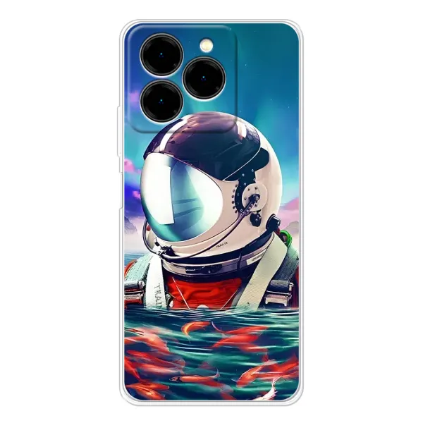 Чехол с рисунком «Космонавт в воде» для Ulefone Note 20 Pro Чехол с рисунком «Космонавт в воде» для Ulefone Note 20 Pro