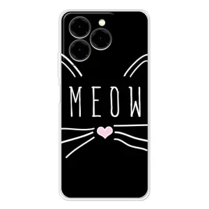 Бампер с изображением Котиков для Ноте 20 Про (КОТИК MEOW)